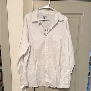 PX Classic White Dress Shirt for Men